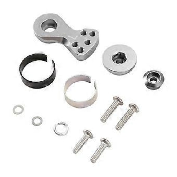 Metall 25T Justerbar Servo Saver Arm Horn för -4 Axial SCX10 1/10 RC Bilar Helikopter Modell Båt Uppgraderingsdelar, L, C