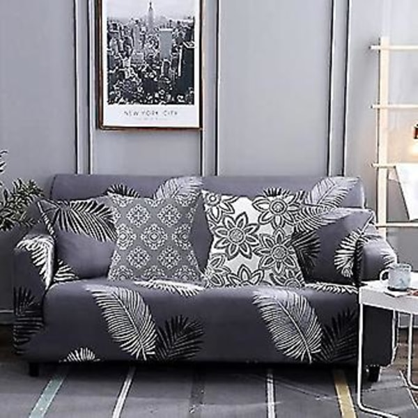 Set med 4 Utekuddöverdrag, 40x40cm Soffkuddfodral och Modernt Kuddfodral för Uteplats Trädgård Vardagsrum Sovrum Dekoration (45 X 45 Cm, Grå)