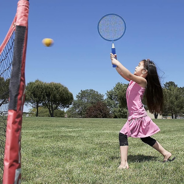 Barnebadmintonracket Badmintonsporttreningssett innendørs og utendørs sportsspill