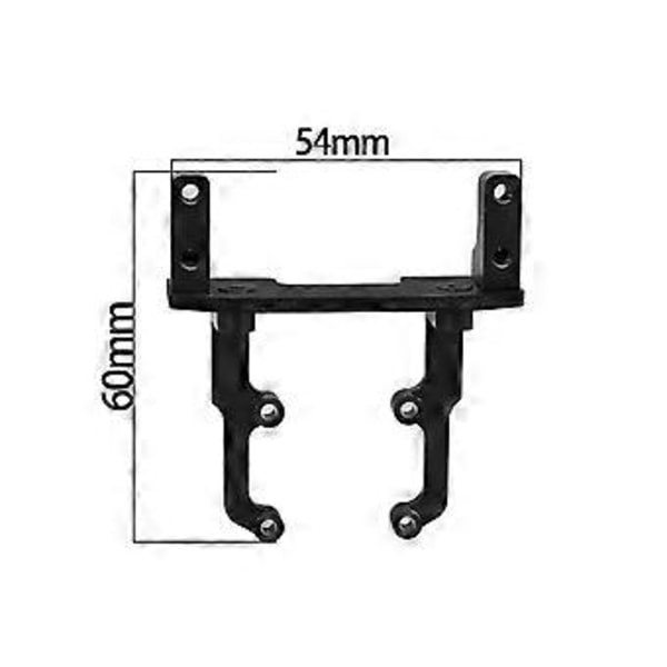 Metallinen AR44 Akselin Servokiinnike Ohjauslinkkitangolla Axial SCX10 II 90046 90047 1/10 RC Crawler Päivitysosille