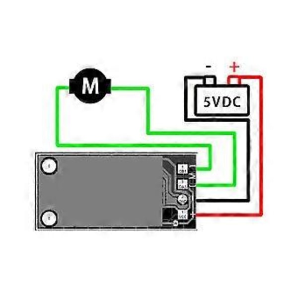 Solsporingsmodul 5-5.5V Solenergipanel Automatisk Sporing Enkelt Akse