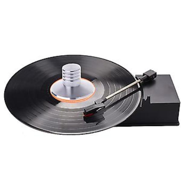 Platestrammer Disk Stabilisator Platespillerklemme for LP Vinylplate Audiofile