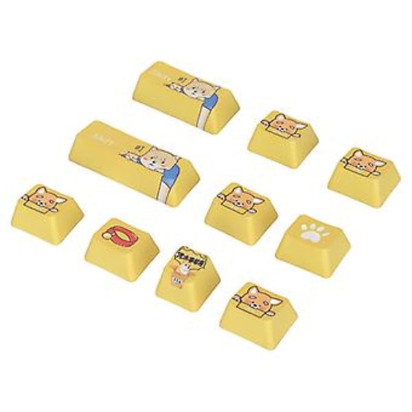 PBT Keycaps 10 st Anpassade Tangentbordstangenter PBT Mekaniska Tangentbordstangenter Anpassade Tangentbordstangenter Snabb Respons