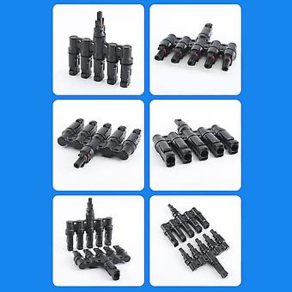 4 till 1 Solcellskontakt 1500v 50a Gren Parallellkoppling