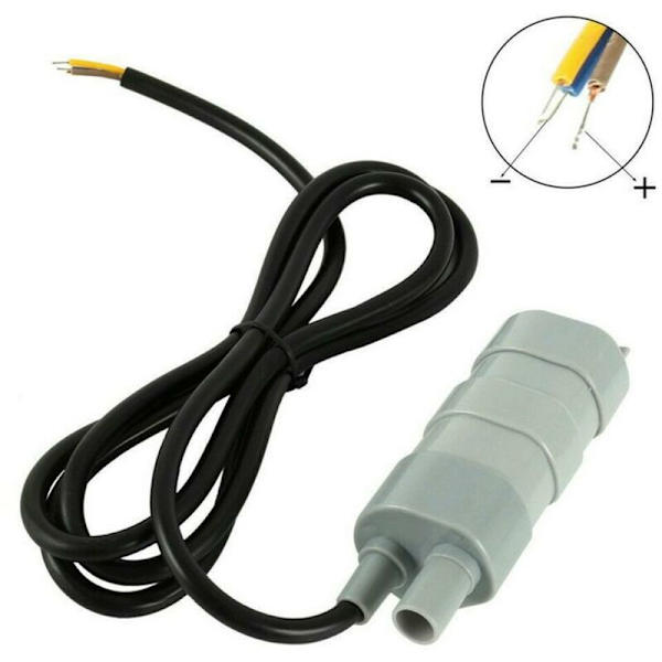 12V 600L/H nedsænkelig pumpe, mikromotor vandpumpe til autocamper, dam, akvarium, bruser, have - Fei Yu