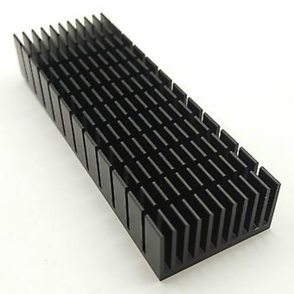 2 stk. 40 mm køleprofilsæt 120 mm x 40 mm x 20 mm, køleprofil til Ing Led Peltier Therm