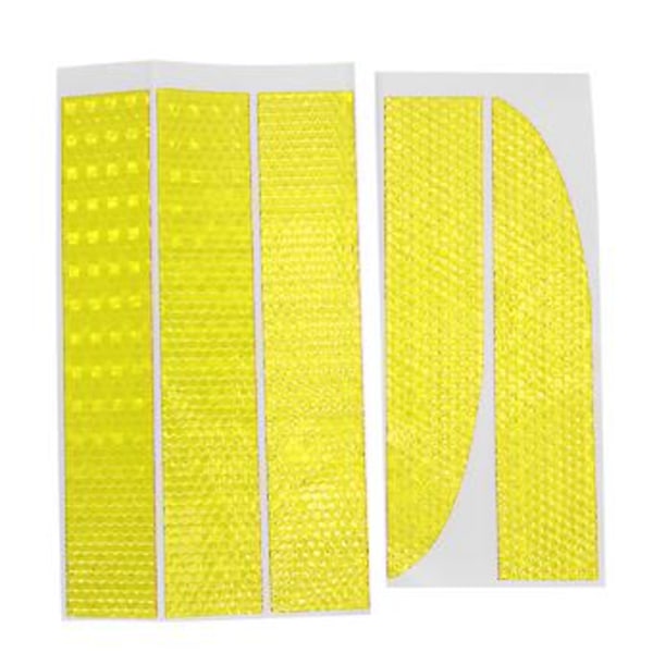 Selvklebende refleks for bil, 5 stk. Sterk refleksstripe Bil Bagasjerom Klistremerke Varsel Refleks Dekal Praktisk Bruk