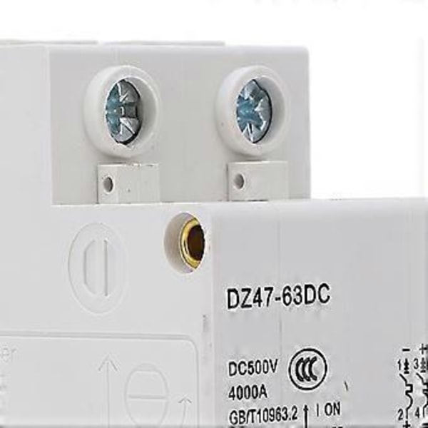 DC 500V Fotovoltaisk Strömbrytare 2P Luftbrytare för Överbelastnings- och Kortslutningsskydd 16A