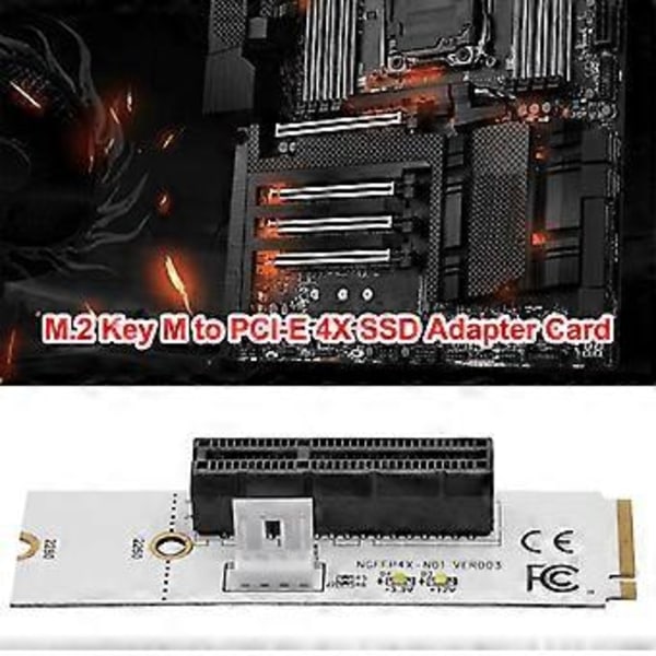 NGFF M2 Key-m Adaptere med LED-indikator Solid State Drive Adapterkort