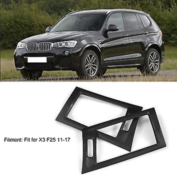 2 st Ekfanér Sido Luftkonditionering Ventilationsgaller Skydd Trim Passar X3 F25 11-17