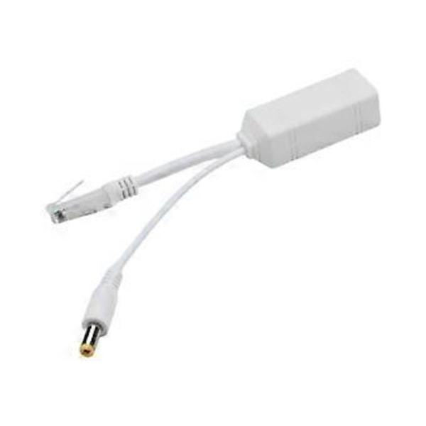 PoE Splitter 12V Output med IEEE 802.3af Standard 100M RJ45/DC5521 Udgang