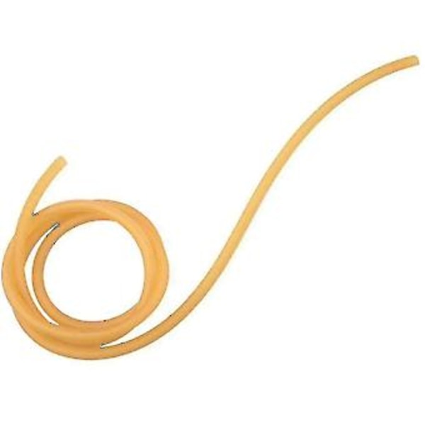 Luonnonkuminauha putki elastinen 2x5mm keltainen koko: 1m