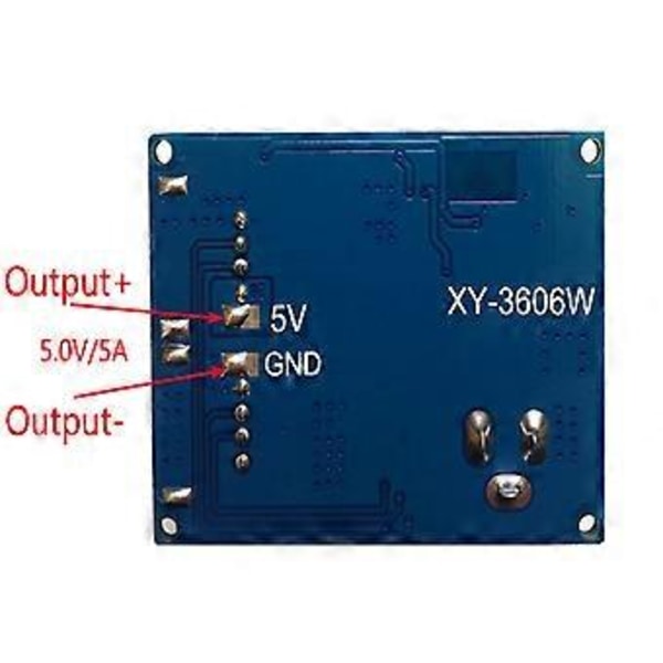 DC-DC Nedtransformator Strömförsörjningsmodul 24V/12V Till 5V 5A Omvandlare Ersätter LM2596S