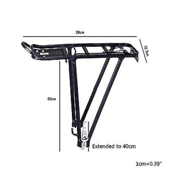 Ycle Rack Legering 50kg Sykkel Skivebrems Bagasjebrett For Sykler Sykkelhylle Sykling