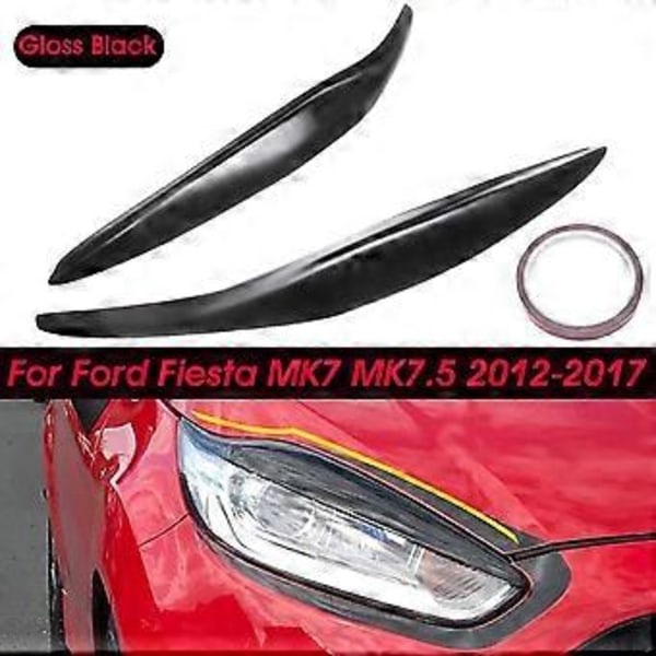 Auton ajovalojen kulmakarvojen suojuslista ajovalojen lampputarra Fiesta Mk7 Mk7.5 2012-2017 -malleihin