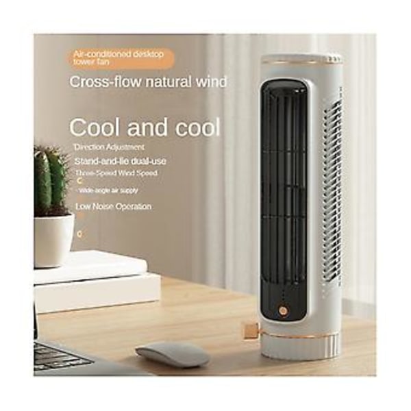 Circulat Bladeless Fan Tower Fan Bladeless Fan Seng Ultra-stille Dormy Skrivebord Gulv Elec