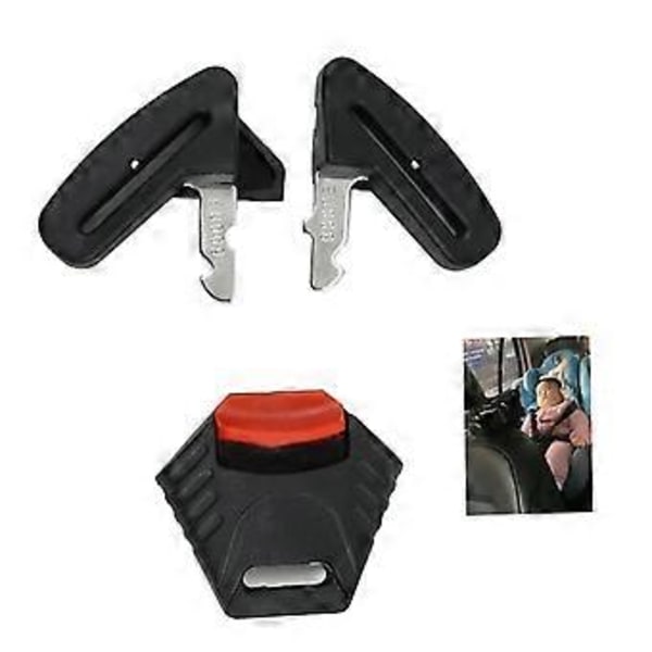 Sikkerhetssete Klips Belte Fiksert Lås Spenne Sikkerhetsbelte Stropp Barneklips Spenne Klemme