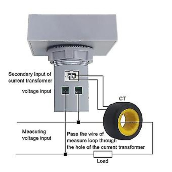 6-i-1 AC50-300V Elektronisk Wattimmätare Spänning Ström Effekt