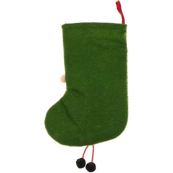 Julstrumpor Mini Sockar Juldekorationer Presentpåsar För Barn Tomte Snögubbe Ren Trädgårdsdekorationer