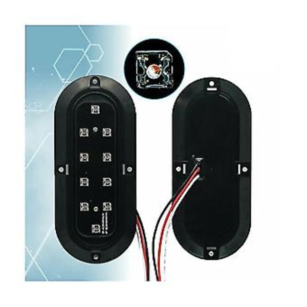 6 Tum LED Set Blinkers Broms Bil Tillbehör Gul