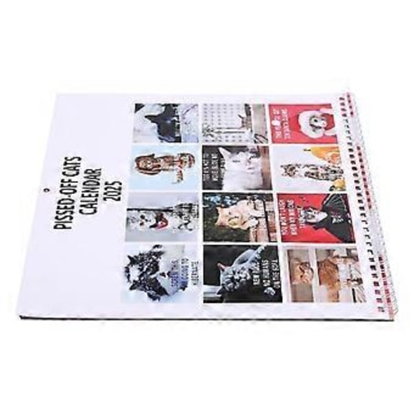 2025 Pissed-Off Cats Kalender Morsom Katte Veggkalender Katte Veggkalender 2025 Kalender Katte Skrivebordskalender