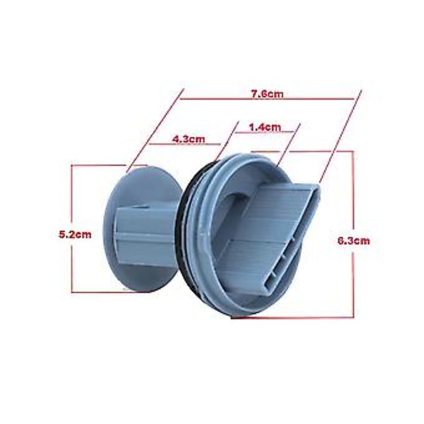 Draina Pumpe Afløbsudløbs Prop Filter Til Tromlevaskemaskine Wm1095 Wm1065 Wd7205