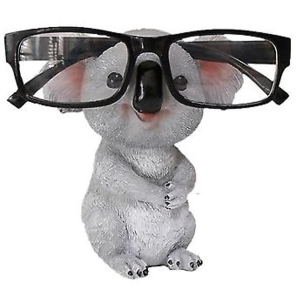 Koala Figuriinit Eläin Pystyt Resin Lasiteline Kynä Aurinkolasiteline Säiliö Työpöydälle Kotiin