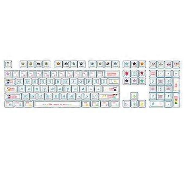 Tangentbordstangenter 108 PBT Konstellation Tangentbordstangenter XDA Profil Komplett Set Tangentbordstangenter DyeSubbed Tangenter för Mekaniskt Gamingtangentbord