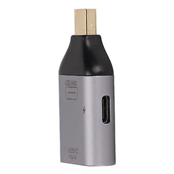 4K 60Hz USB C Hunn til Mini Displayport Hann Adapter Konverter og PD Strømadapter for Mobiltelefon PC Projektor og Monitor