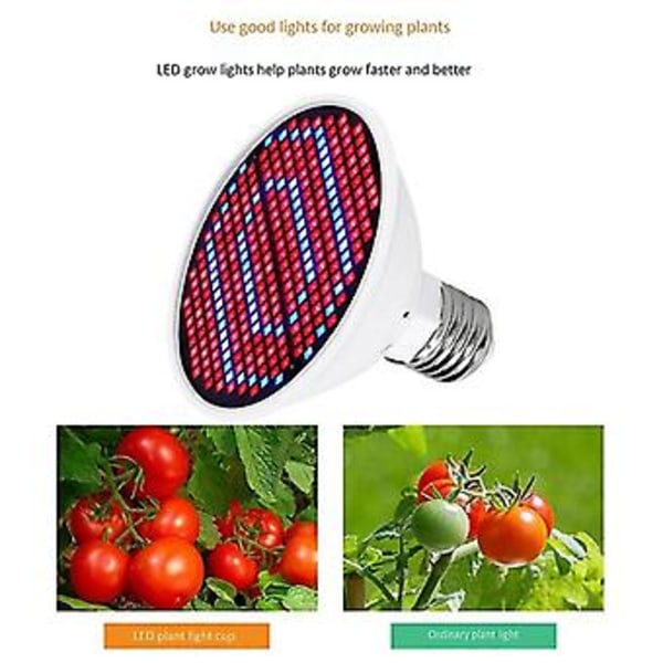 E27 300leds Plantelys LED Spektrum Pærer Ling Blomsterlampe For Ind