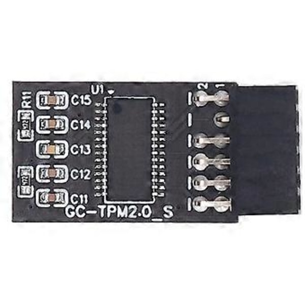 TPM 2.0 Modul LPC SPI 12Pin Fjernkort Krypteringssikkerhedskort Tilbehør til GIGABYTE
