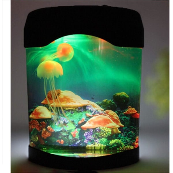 Led Konstgjord Manet Akvarium Belysning Manet Dekoration Fisk Tank Nattlampa