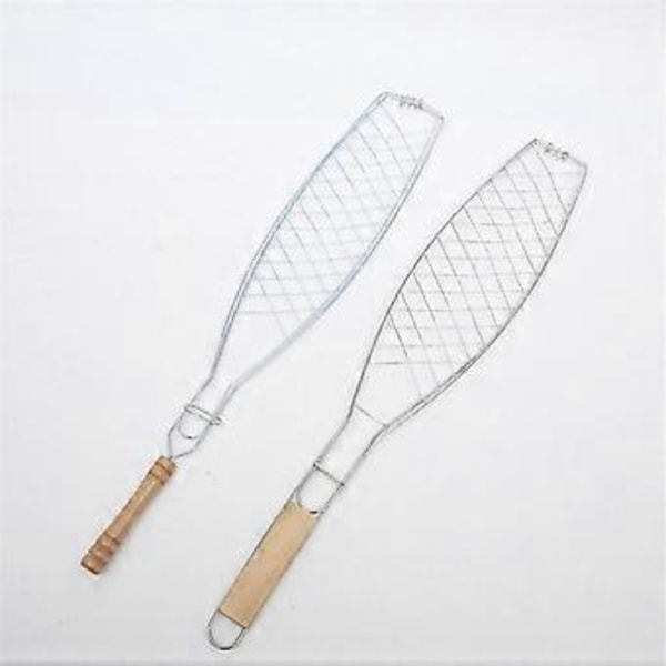 Fiskegrilltang, Ergonomisk, Fladt Håndtag, Simpel Grilltang, Bærbar Fiskegrill