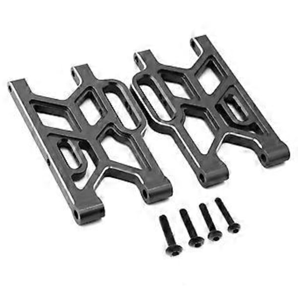 Frontfjæringsarm i aluminiumslegering ARA330789 for Arrma 1/8 Mojave Rc Bil Oppgradert Del Svart