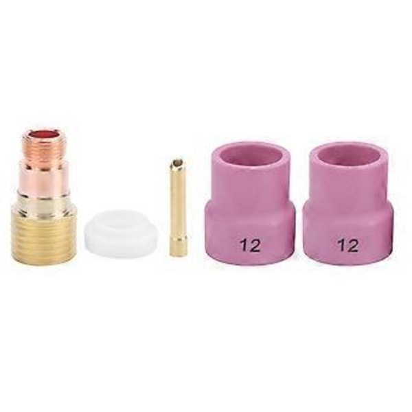 Keramisk Svetskopp Set Chuck Luftlins Distans för WP-17/18/26 Luftkyld Svetsverktyg