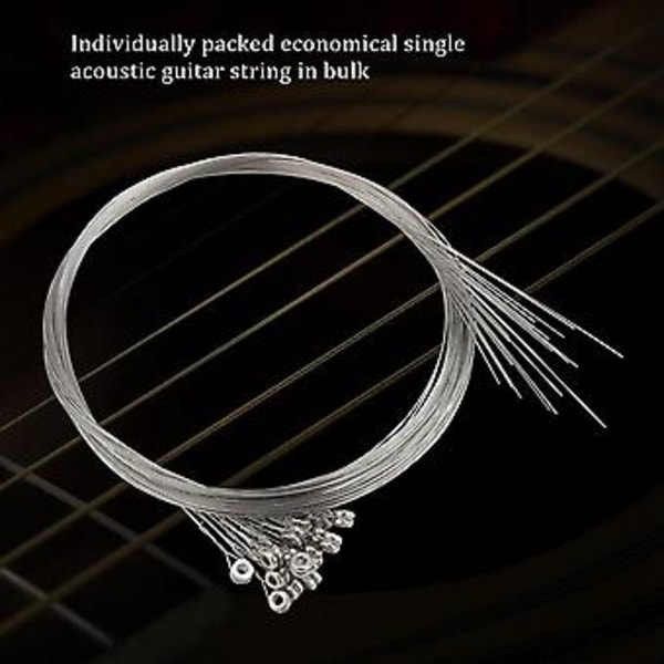 20x Enkel Elektrisk Guitarstreng Bulk .011 Høj E (medium) 11 Gauge