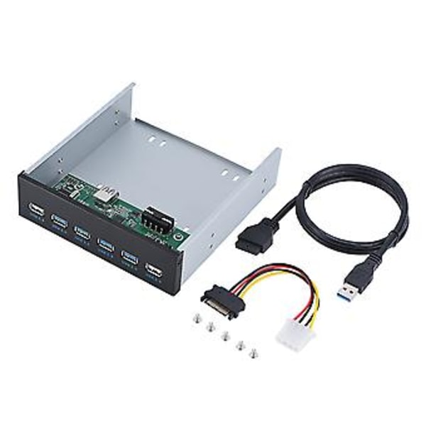 USB Frontpanel 19-pin till 4 o Frontpanel Frontpanel Förbättrad Hållbarhet