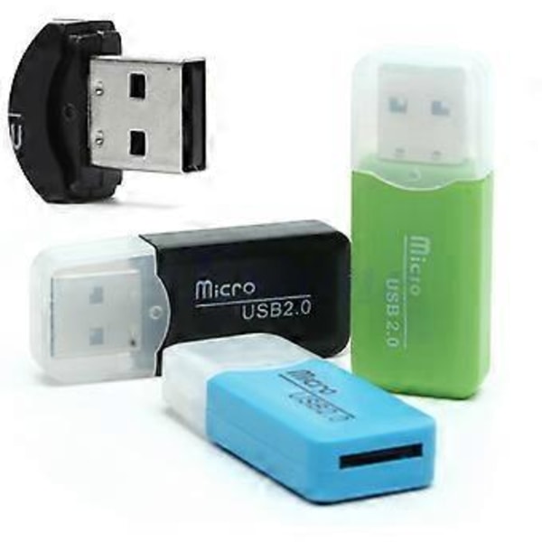 1 stk. USB 2.0 Høj Hastighed Micro TF T-Flash Hukommelseskortlæser Adapter Fr 16G 32G
