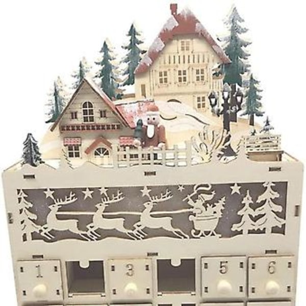 Adventskalender Nedtælling Til Led Rotte 24 Timer Med Led