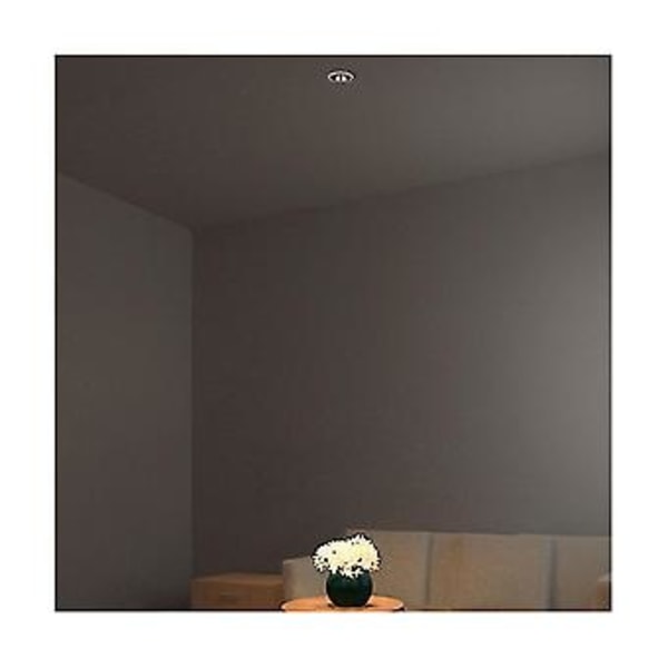 Anti- Led Reflektor Smal Innfelt Ultratynn 12w Led Cob Down For Spisestue Korridor