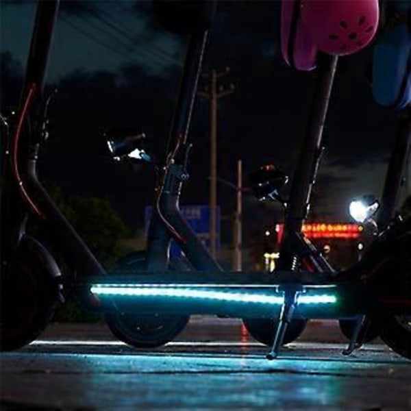 LED Stripelys Lommelykt RGB Bar Lampe for Xiaomi M365 Pro 1S Elektrisk Sparkesykkel For Ninebot Skateboard Langt Lys Blinkende Modell