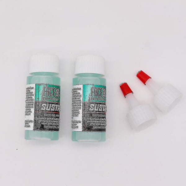 1 stycke 1,2 oz Professional Face Amp Body Tattoo Support Blue Gel Semi-permanent Eyeline Eyeline Blue Assist Care Gel