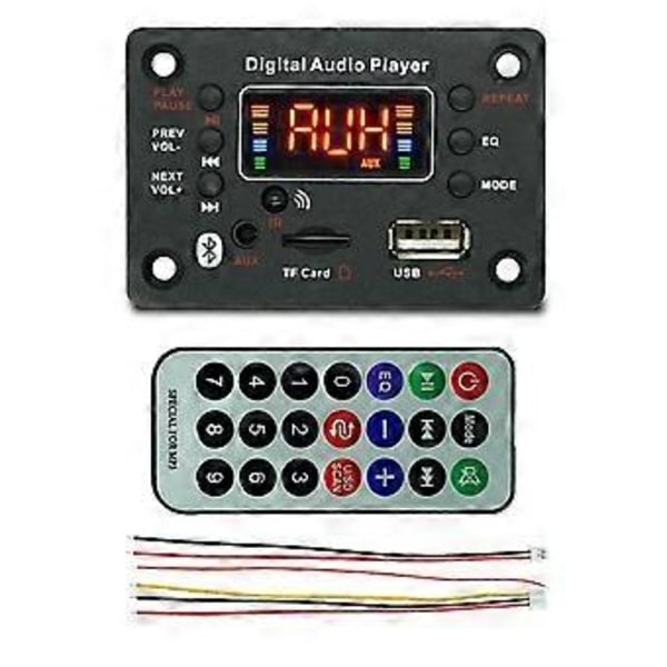 Bluetooth Modul Bil Ljud Bluetooth Mp3 Dekoderkort Mp3 Dekoder Effektförstärkarkort Extern Mikrofon Funktion A