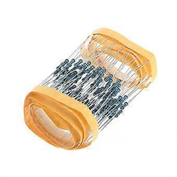 100 st 1k ohm 1/4W Metallfilmresistor 1kohm 0.25W 1% För Arduino
