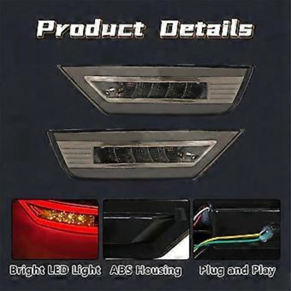 12V Bakre Stötfångarlampa Reflektor Dimljus Blinkers för Focus Hatchback 2009-2013 2013-2020 Escape