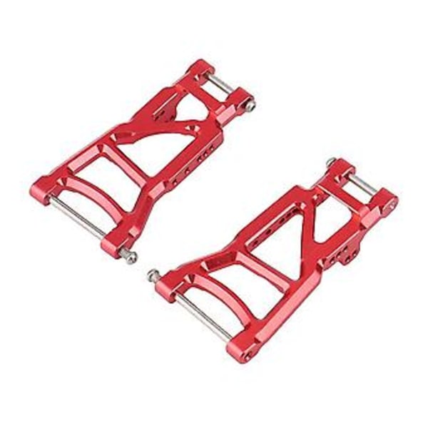 Metalliset etu- ja takajousitusvarret 1/10 Slash 2wd Vxl Nitro Slash Rc -auton osille, punainen