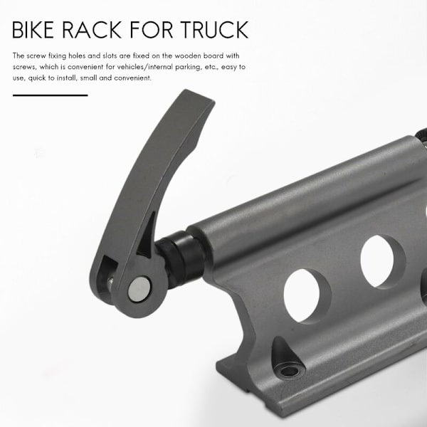 2-pack cykelgaffelmontering cykel lastbilsflak tak cykelställ cykelblock lastbilsmontering för racercykel