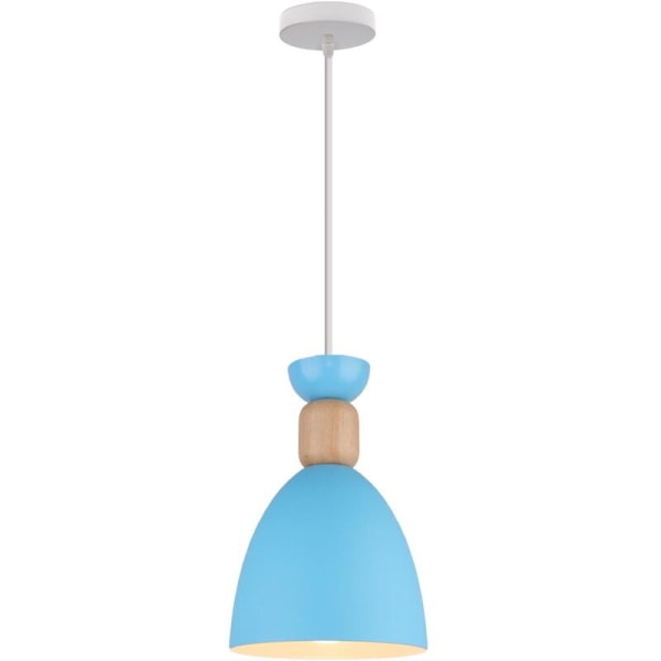 E27 Modern taklampa justerbar ljuskrona hängande lampa för inomhusbruk Blå
