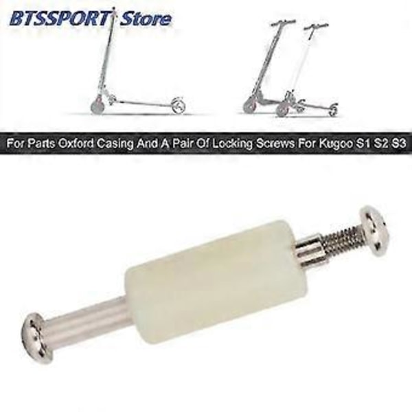1 st Plaströrhylsa och låsskruv för S1 S2 S3 Elscooter Plastaxel S1 Pro Tillbehörsdelar
