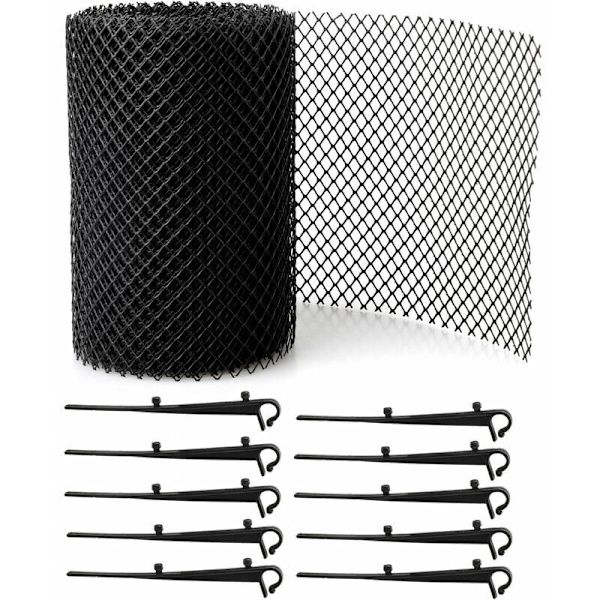 Tagrender beskyttelsesgitter 80018CM med 10 clips